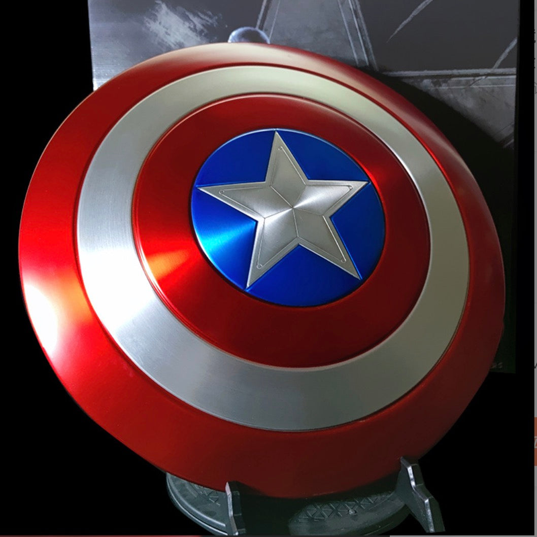Captain Shield, Handmade Metal Shield For Cosplay, Winter Shield Wall Decor Halloween