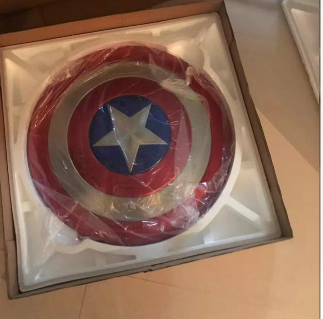 Captain Shield, Handmade Metal Shield For Cosplay, Winter Shield Wall Decor Halloween