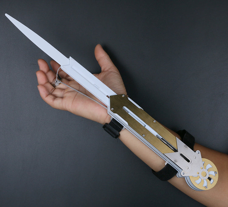 Sleeve Blade Assassin Blade Sword Sleeve Knife  Three Section Assassin Creed Gunmetal