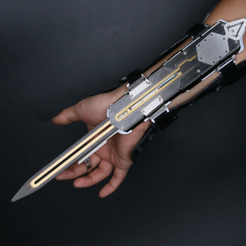 Newest Assassin's Creed Hidden PVC Blade Props Cosplay Plastic Toys Two Stages