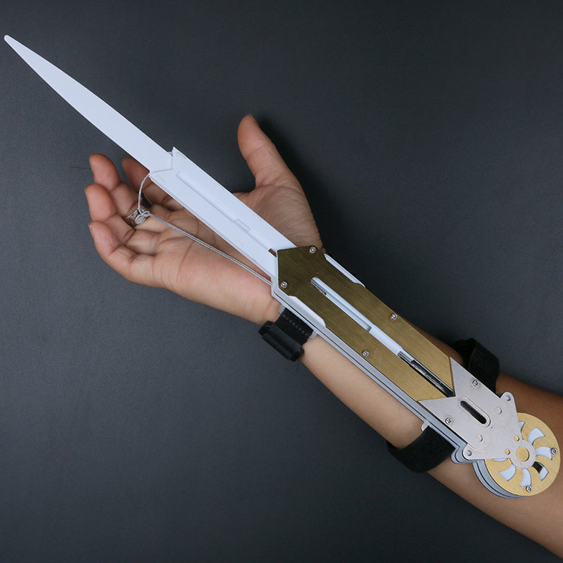 Sleeve Blade Assassin Blade Sword Sleeve Knife  Three Section Assassin Creed Gunmetal