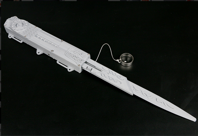 2024 Newest  Assassin's Creed  Blade Hidden 3D Printed Three Actions Shipping By DHL