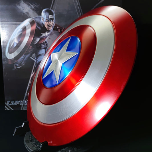 Captain Shield, Handmade Metal Shield For Cosplay, Winter Shield Wall Decor Halloween