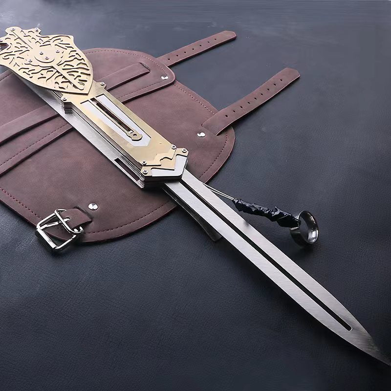 2024 Hidden Blade Model, Creative Cosplay Sleeve Hidden Blade with Straps  By DHL